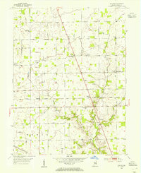 Download a high-resolution, GPS-compatible USGS topo map for Rosston, IN (1954 edition)