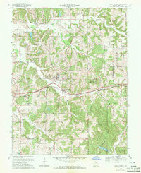Download a high-resolution, GPS-compatible USGS topo map for Saint Anthony, IN (1971 edition)