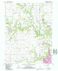 Download a high-resolution, GPS-compatible USGS topo map for Saint Bernice, IN (1987 edition)