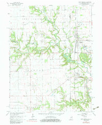 Download a high-resolution, GPS-compatible USGS topo map for Saint Bernice, IN (1983 edition)