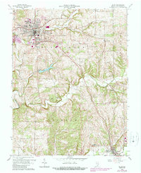 Download a high-resolution, GPS-compatible USGS topo map for Salem, IN (1989 edition)