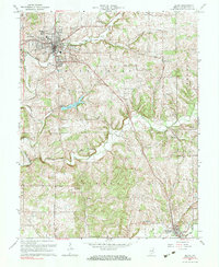 Download a high-resolution, GPS-compatible USGS topo map for Salem, IN (1983 edition)