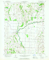 Download a high-resolution, GPS-compatible USGS topo map for Saline City, IN (1967 edition)
