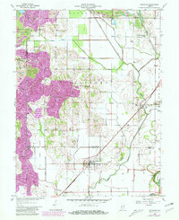 Download a high-resolution, GPS-compatible USGS topo map for Sandborn, IN (1981 edition)