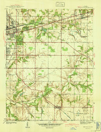 1941 Map of Vigo County, IN