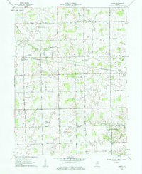 preview thumbnail of historical topo map of Wabash County, IN in 1961