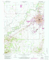 Download a high-resolution, GPS-compatible USGS topo map for Seymour, IN (1988 edition)