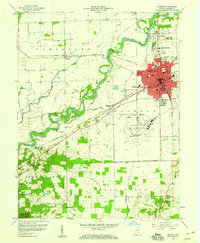 Download a high-resolution, GPS-compatible USGS topo map for Seymour, IN (1976 edition)