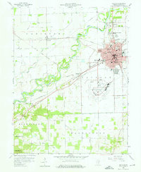 Download a high-resolution, GPS-compatible USGS topo map for Seymour, IN (1960 edition)