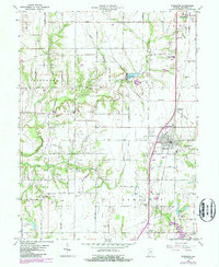 Download a high-resolution, GPS-compatible USGS topo map for Shelburn, IN (1987 edition)