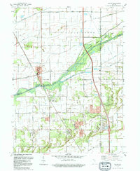 Download a high-resolution, GPS-compatible USGS topo map for Shelby, IN (1992 edition)
