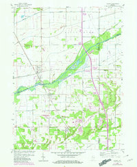 Download a high-resolution, GPS-compatible USGS topo map for Shelby, IN (1980 edition)