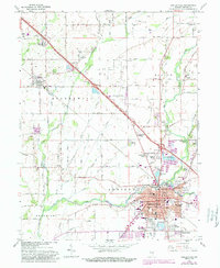 Download a high-resolution, GPS-compatible USGS topo map for Shelbyville, IN (1988 edition)