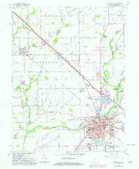 Download a high-resolution, GPS-compatible USGS topo map for Shelbyville, IN (1982 edition)