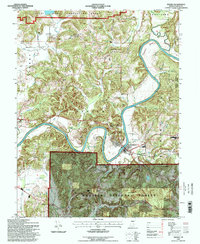 Download a high-resolution, GPS-compatible USGS topo map for Shoals, IN (1998 edition)