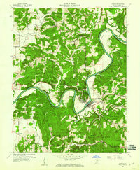 Download a high-resolution, GPS-compatible USGS topo map for Shoals, IN (1973 edition)