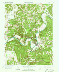Download a high-resolution, GPS-compatible USGS topo map for Shoals, IN (1960 edition)