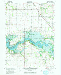 Download a high-resolution, GPS-compatible USGS topo map for Somerset, IN (1971 edition)
