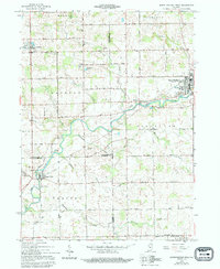 Download a high-resolution, GPS-compatible USGS topo map for South Whitley West, IN (1994 edition)