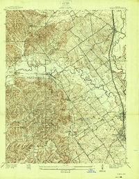 preview thumbnail of historical topo map of Clark County, IN in 1938