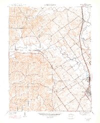 preview thumbnail of historical topo map of Clark County, IN in 1947