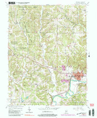 Download a high-resolution, GPS-compatible USGS topo map for Spencer, IN (1989 edition)