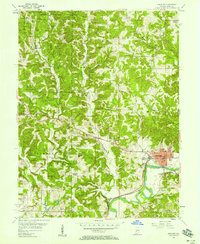 Download a high-resolution, GPS-compatible USGS topo map for Spencer, IN (1965 edition)