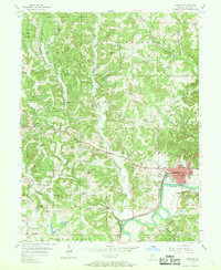 Download a high-resolution, GPS-compatible USGS topo map for Spencer, IN (1958 edition)