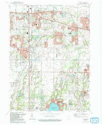 Download a high-resolution, GPS-compatible USGS topo map for St John, IN (1992 edition)