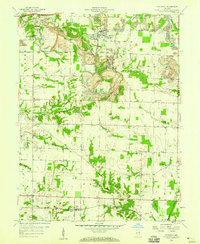 Download a high-resolution, GPS-compatible USGS topo map for Staunton, IN (1959 edition)