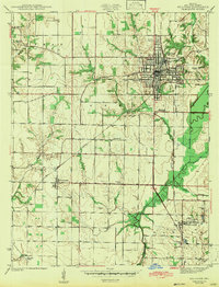 1943 Map of Sullivan
