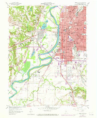 Download a high-resolution, GPS-compatible USGS topo map for Terre Haute, IN (1973 edition)