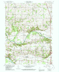 Download a high-resolution, GPS-compatible USGS topo map for Twelve Mile, IN (1992 edition)