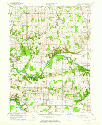 preview thumbnail of historical topo map of Cass County, IN in 1963
