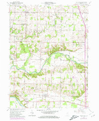 preview thumbnail of historical topo map of Cass County, IN in 1963