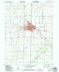 Download a high-resolution, GPS-compatible USGS topo map for Union City, IN (1994 edition)