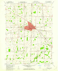 Download a high-resolution, GPS-compatible USGS topo map for Union City, IN (1961 edition)