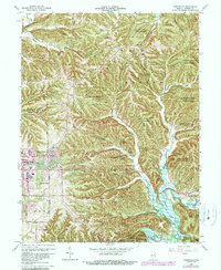 Download a high-resolution, GPS-compatible USGS topo map for Unionville, IN (1990 edition)