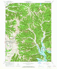 Download a high-resolution, GPS-compatible USGS topo map for Unionville, IN (1976 edition)