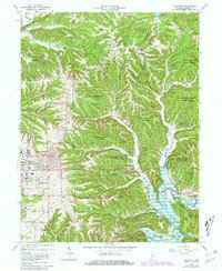 Download a high-resolution, GPS-compatible USGS topo map for Unionville, IN (1981 edition)