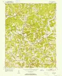 Download a high-resolution, GPS-compatible USGS topo map for Valeene, IN (1969 edition)