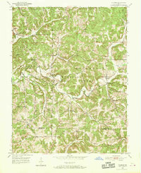 preview thumbnail of historical topo map of Orange County, IN in 1950