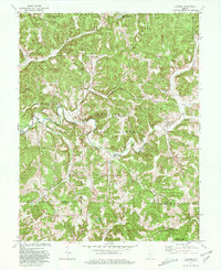 preview thumbnail of historical topo map of Orange County, IN in 1979