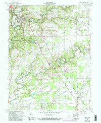 Download a high-resolution, GPS-compatible USGS topo map for Vernon, IN (1994 edition)