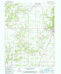 Download a high-resolution, GPS-compatible USGS topo map for Versailles, IN (1994 edition)
