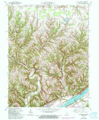 Download a high-resolution, GPS-compatible USGS topo map for Vevay North, IN (1994 edition)