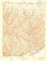 1943 Map of Vevay North