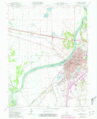 Download a high-resolution, GPS-compatible USGS topo map for Vincennes, IN (1981 edition)
