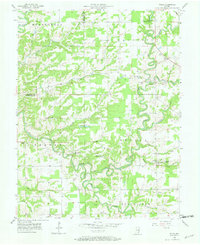 preview thumbnail of historical topo map of Jefferson County, IN in 1956
