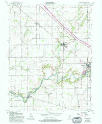 Download a high-resolution, GPS-compatible USGS topo map for Waldron, IN (1994 edition)